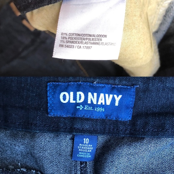Mid-rise Old Navy The Diva stretch denim pant size 10 - Picture 4 of 6